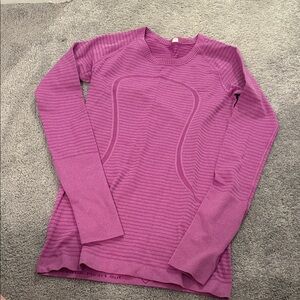 lululemon athletica Purple Long Sleeve Top